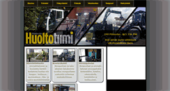 Desktop Screenshot of huoltotiimi.fi
