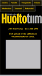 Mobile Screenshot of huoltotiimi.fi